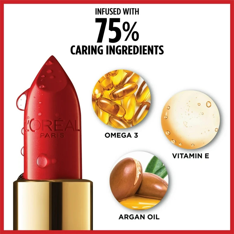 L'Oreal Paris Colour Riche Satin Lipstick with Vitamin E, 601 Worth It | Walmart (US)