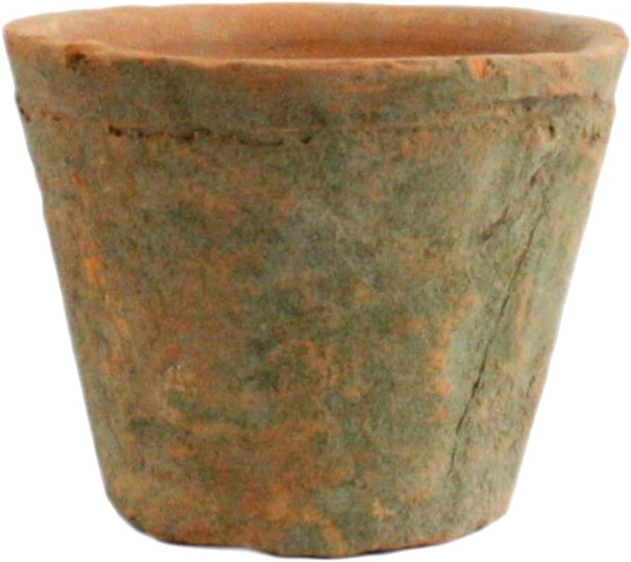 HomArt Rustic Terra Cotta Rose Pot, Petite, Antique Red, 1-Count | Amazon (US)