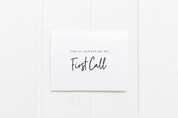 Card for Dad on Wedding Day You'll Always Be My First | Etsy | Etsy (US)