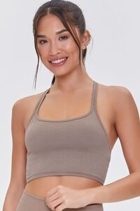 Seamless Caged-Back Sports Bra | Forever 21 (US)