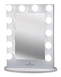 Impressions Vanity Hollywood Iconic XL Vanity Mirror with Dimmer & Frosted Bulbs, White | Amazon (US)