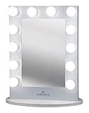 Impressions Vanity Hollywood Iconic XL Vanity Mirror with Dimmer & Frosted Bulbs, White | Amazon (US)