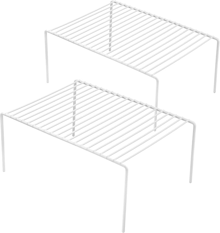 iPEGTOP Freezer Cabinet Storage Shelf Rack, Set of 2 Medium (13 x 9.4 Inch) Steel Metal Frame Kit... | Amazon (US)