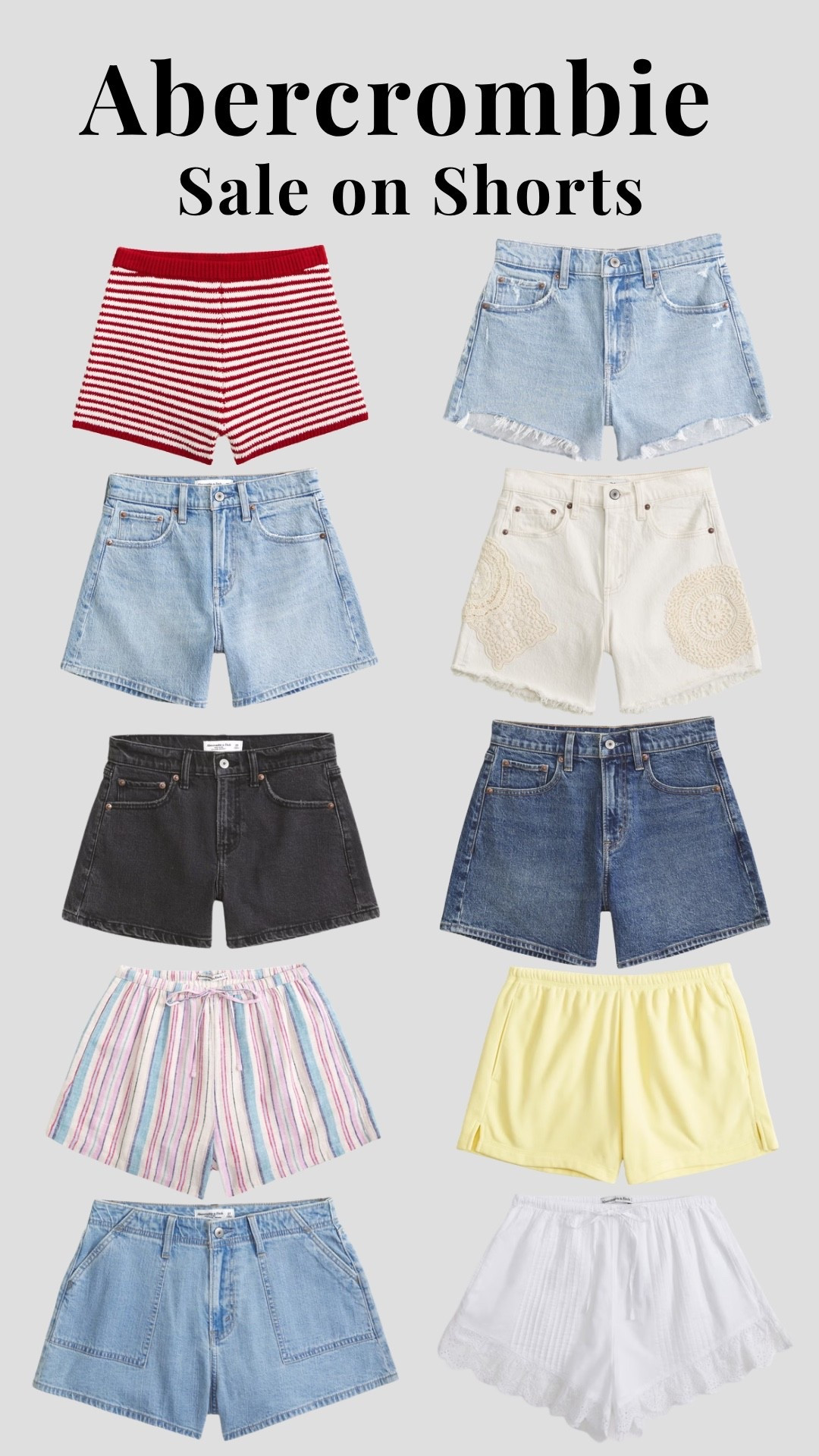 I am loving all of these summer sales!! 😍
Use code SHORTSAF for extra savings. 
@abercrombie

#LTKSaleAlert #LTKootd #LTKgrwm