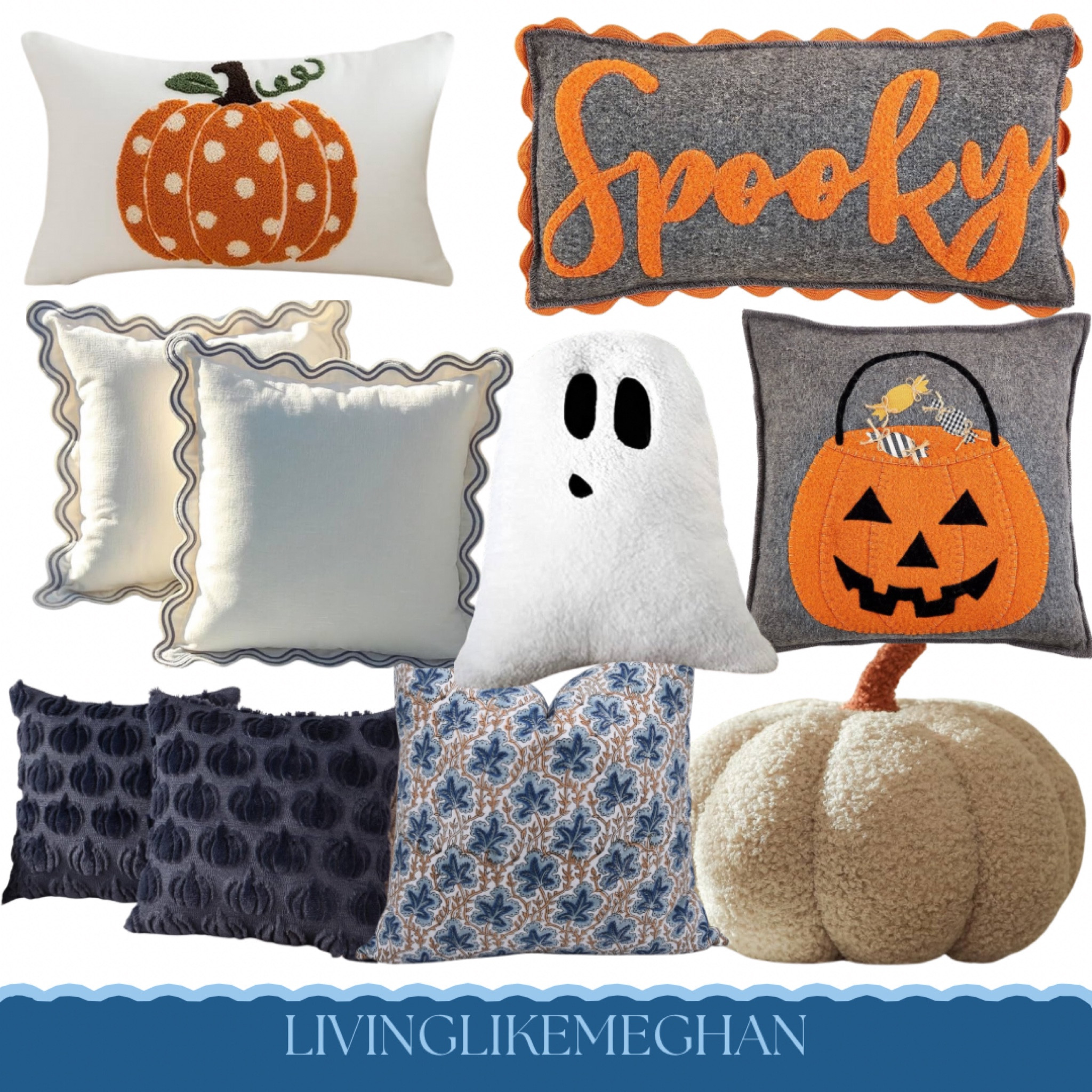 Fall and Halloween Throw Pillows 






Scalloped edge, scalloped pillow, Halloween pillows, fall pillows, block print pillow, pumpkin pillow, fall
Embroidered pillow, ghost pillow, early fall decor, Halloween decor, Amazon, Amazon finds, Amazon home

#LTKFindsUnder50 #LTKSaleAlert #LTKHome