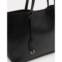 M&S Faux Leather Shopper Black | Marks & Spencer (UK)