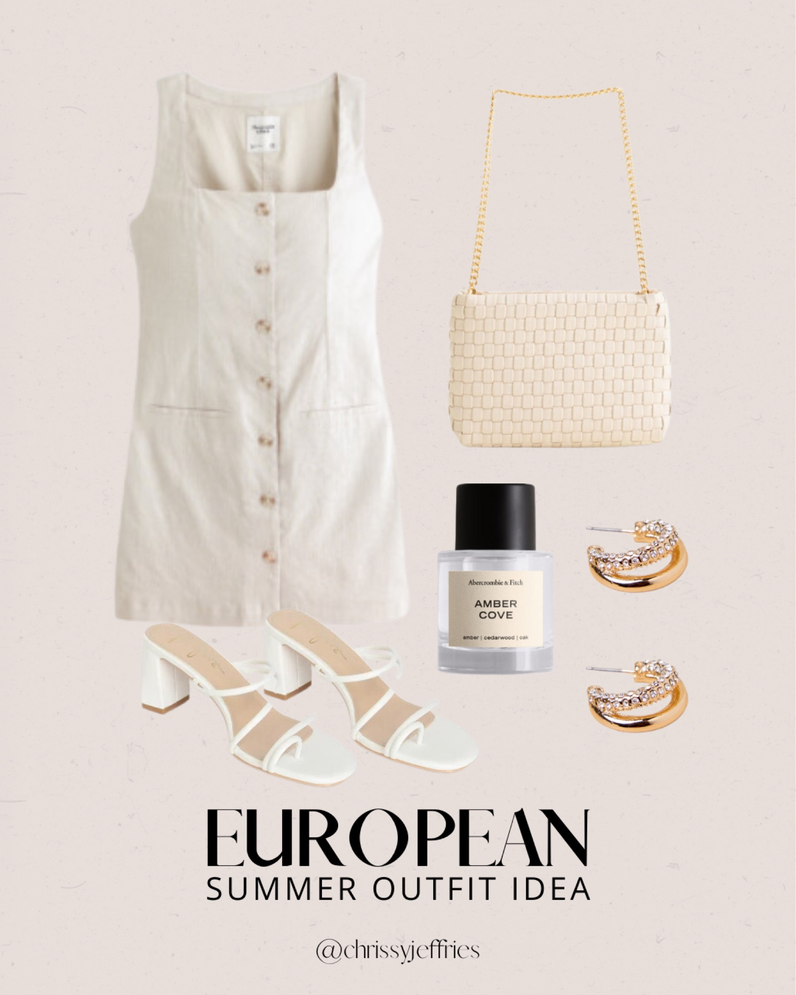 Embrace the effortless chic of European summer fashion with this stylish outfit idea! Featuring a light linen dress, elegant strappy heels, and a woven handbag, this ensemble is perfect for strolling through sunlit streets or enjoying a café. Complete the look with statement earrings and a touch of fragrance to capture the essence of European elegance. 

#SummerOutfit #EuropeanStyle #ChicFashion #EffortlessElegance #FashionInspo

#LTKsummer #LTKtravel