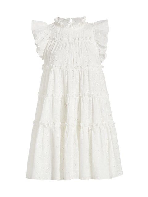 Kiko Eyelet Mini Dress | Saks Fifth Avenue