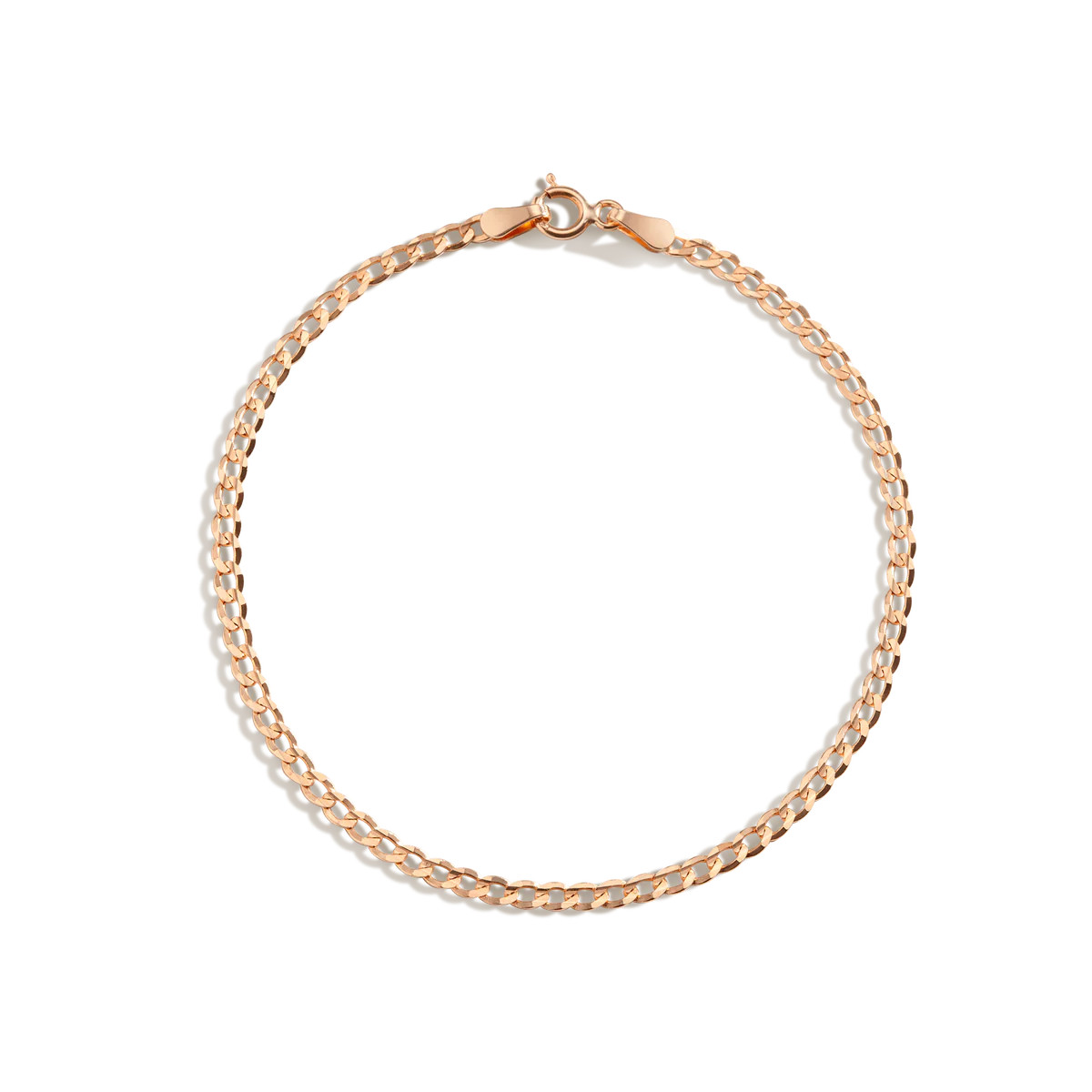Medium Gold Curb Chain Bracelet | AUrate New York