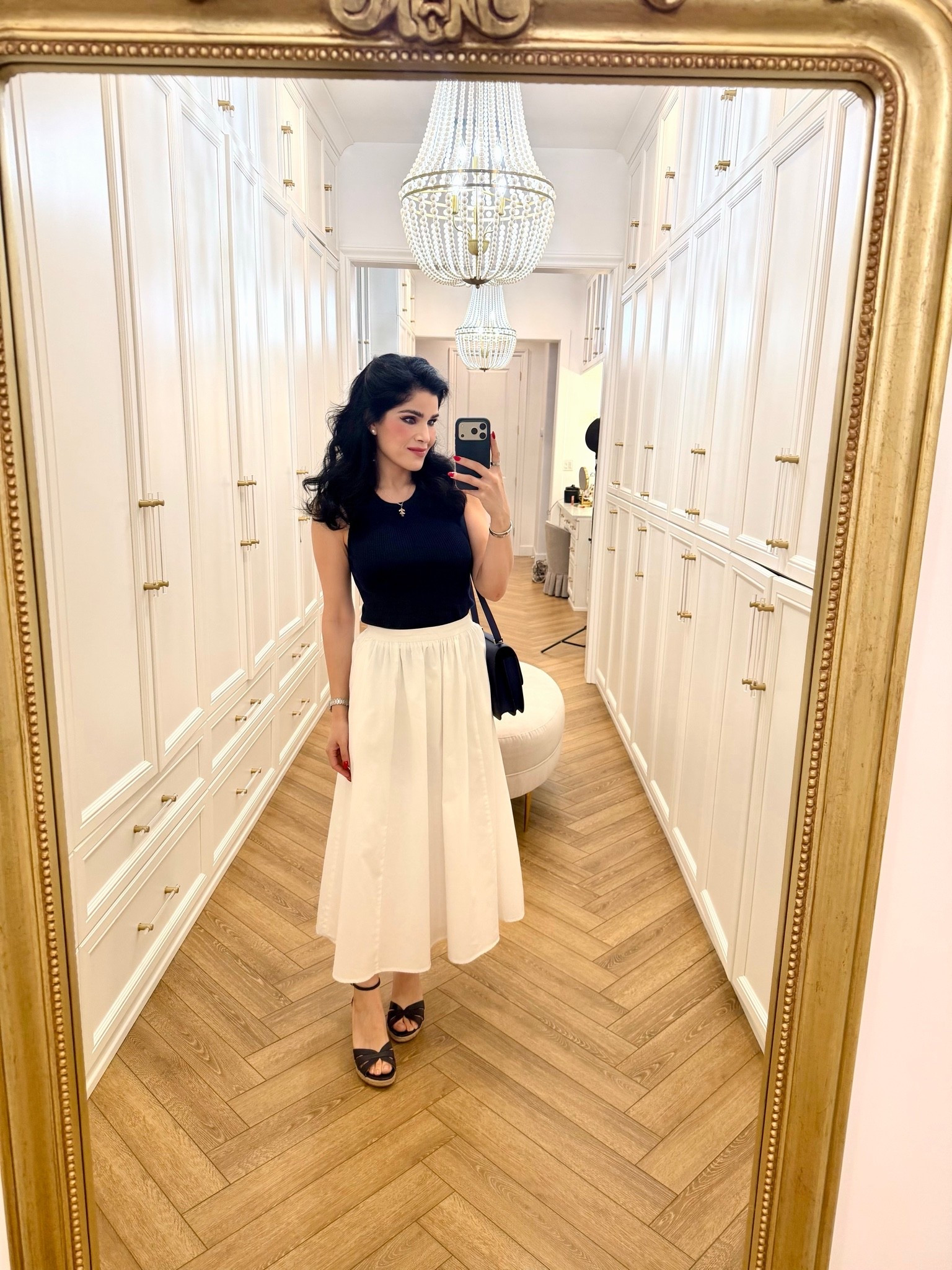 White skirt
Blue top
Wedges

#LTKootd #LTKgrwm #LTKdayinmylife