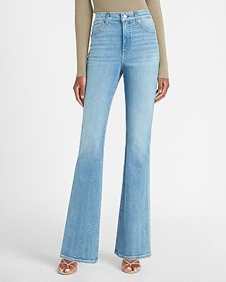 High Waisted Slim Flare Jeans | Express