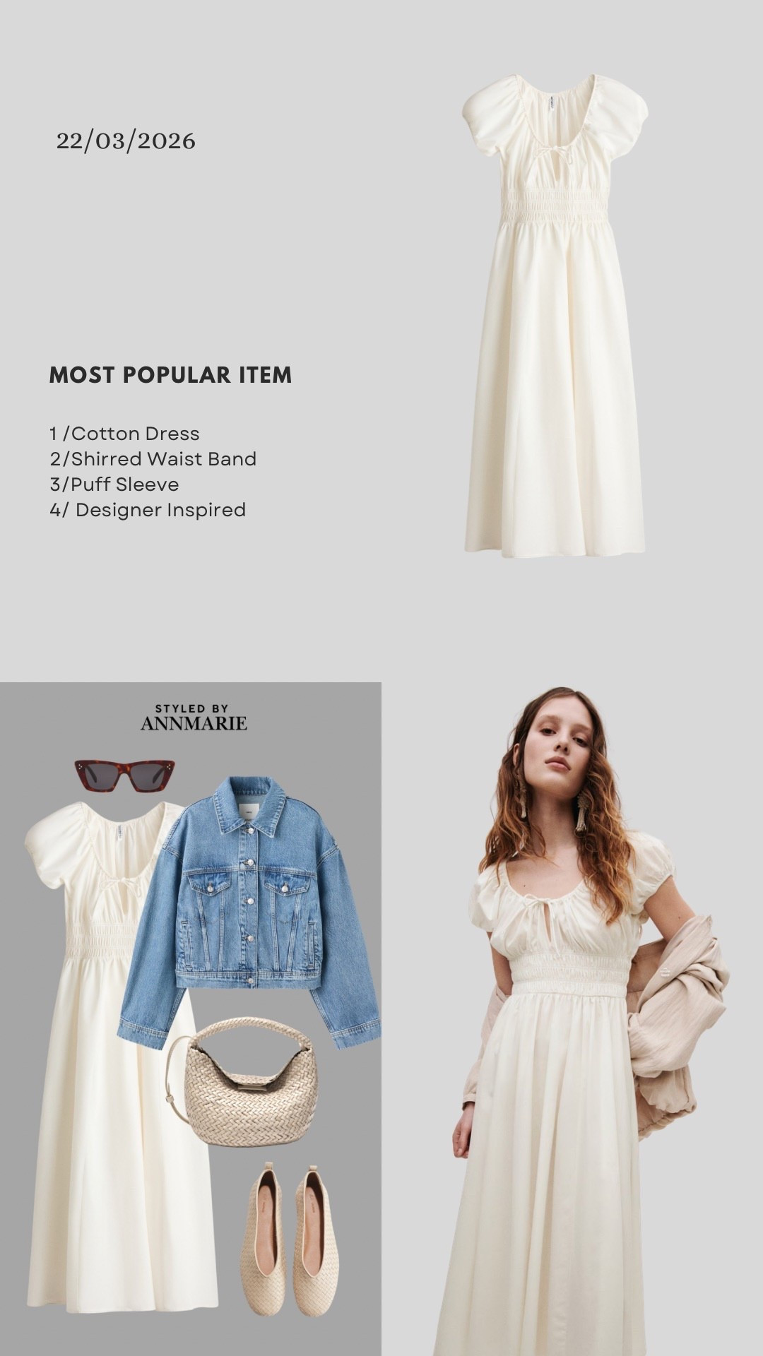 Most popular item this week was this bargain cotton dress inspired by the Doen Quinn dress 

#LTKdresses #LTKspring