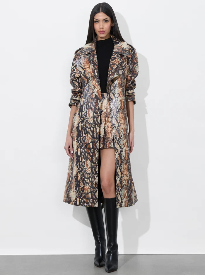 NEVADA VEGAN TRENCH | Alice + Olivia