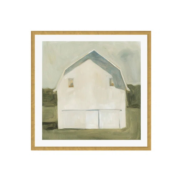 Serene Barn VI Framed On Paper by Emma Scarvey Painting | Wayfair North America