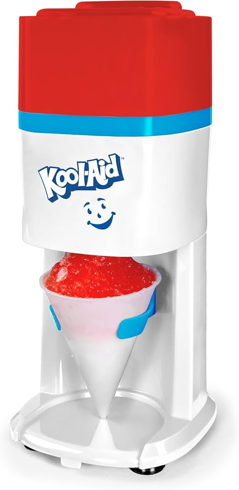 Kool-Aid Shave Ice and Snow Cone Machine, Multi-Use Ice Shaver for Frozen Treats, Slushies, Snow ... | Amazon (US)