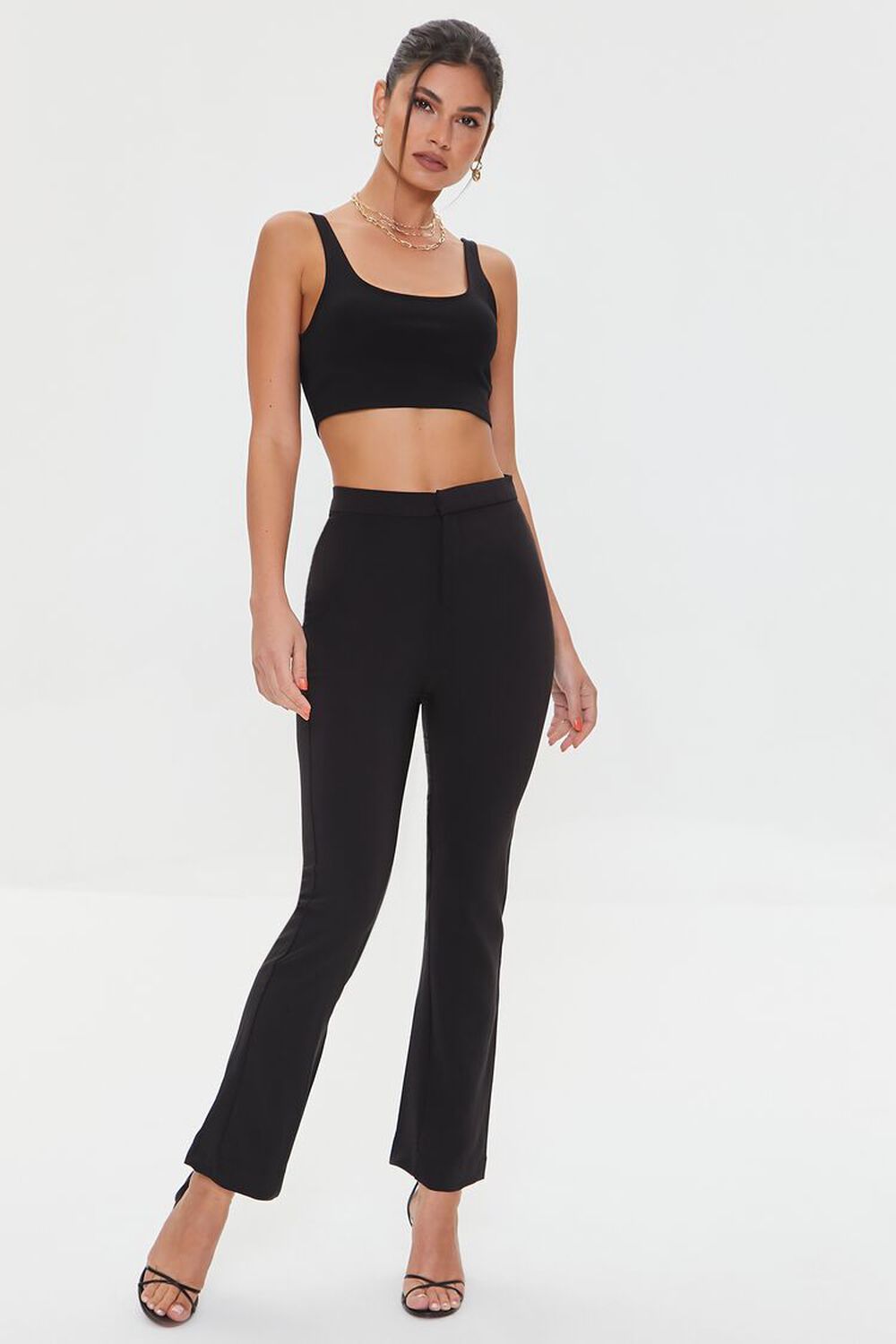 Ponte Knit Cropped Tank Top | Forever 21 (US)