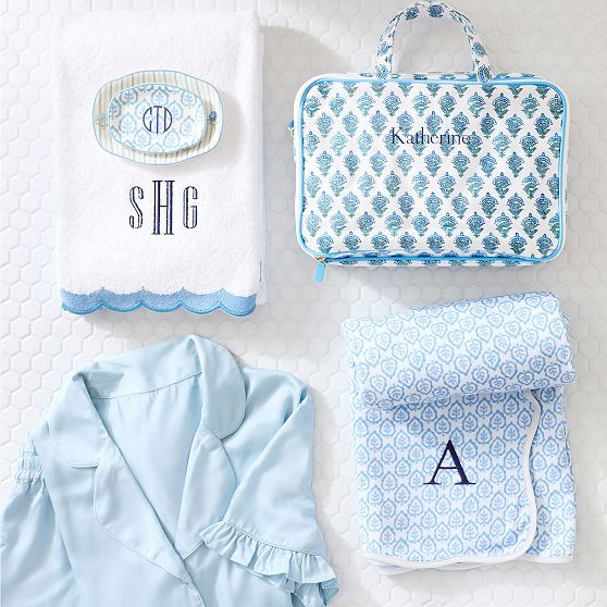 Scalloped Towel Collection | Mark and Graham