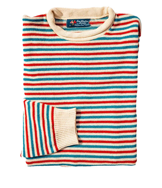 American Stripes Rollneck Sweater | Kiel James Patrick