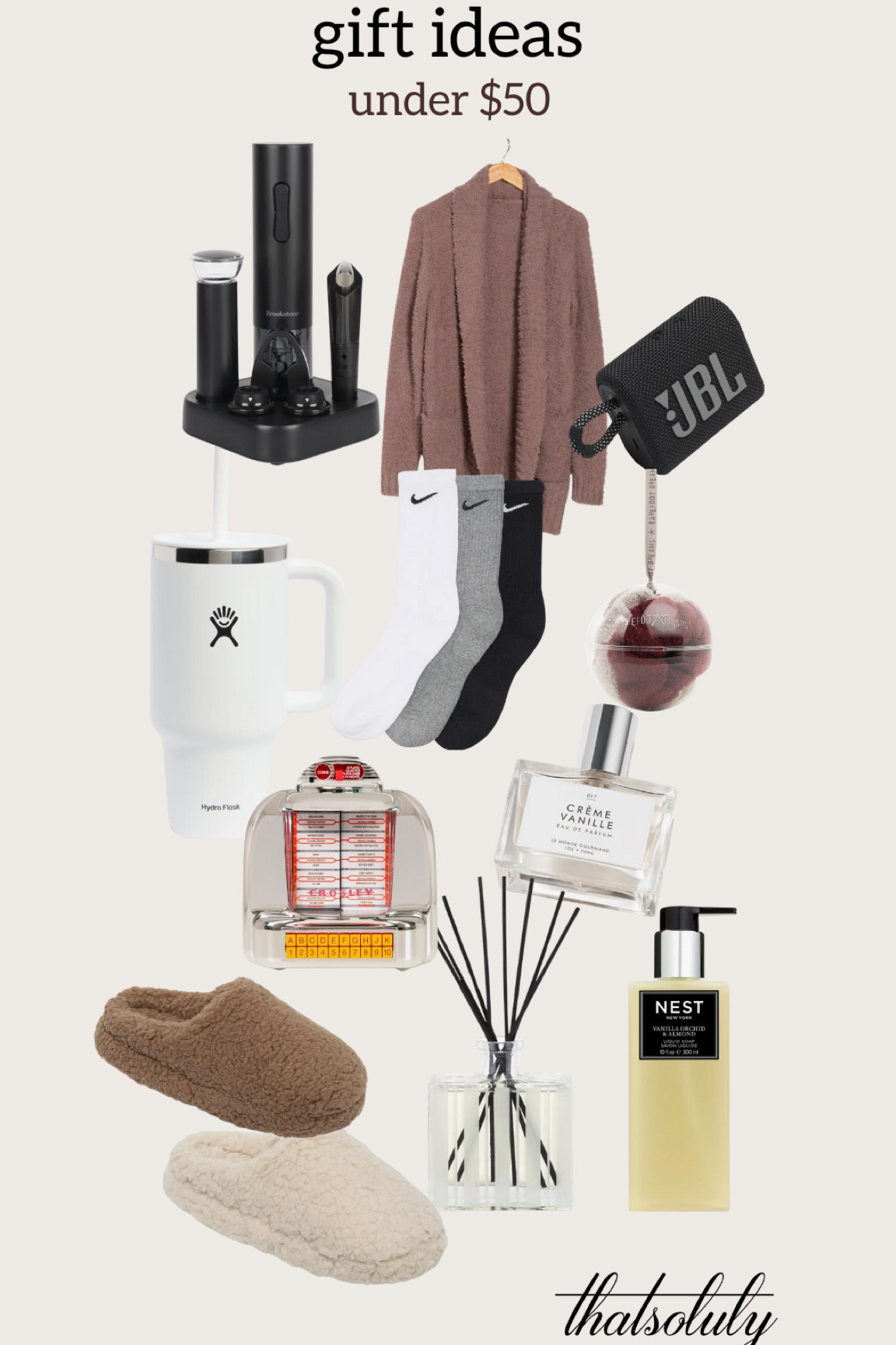 Now this is a good gift guide. These gift ideas are all under $50! Shop these marked down finds to get those check marks on your list. ✔️

#LTKHoliday #LTKGiftGuide #LTKFindsUnder50