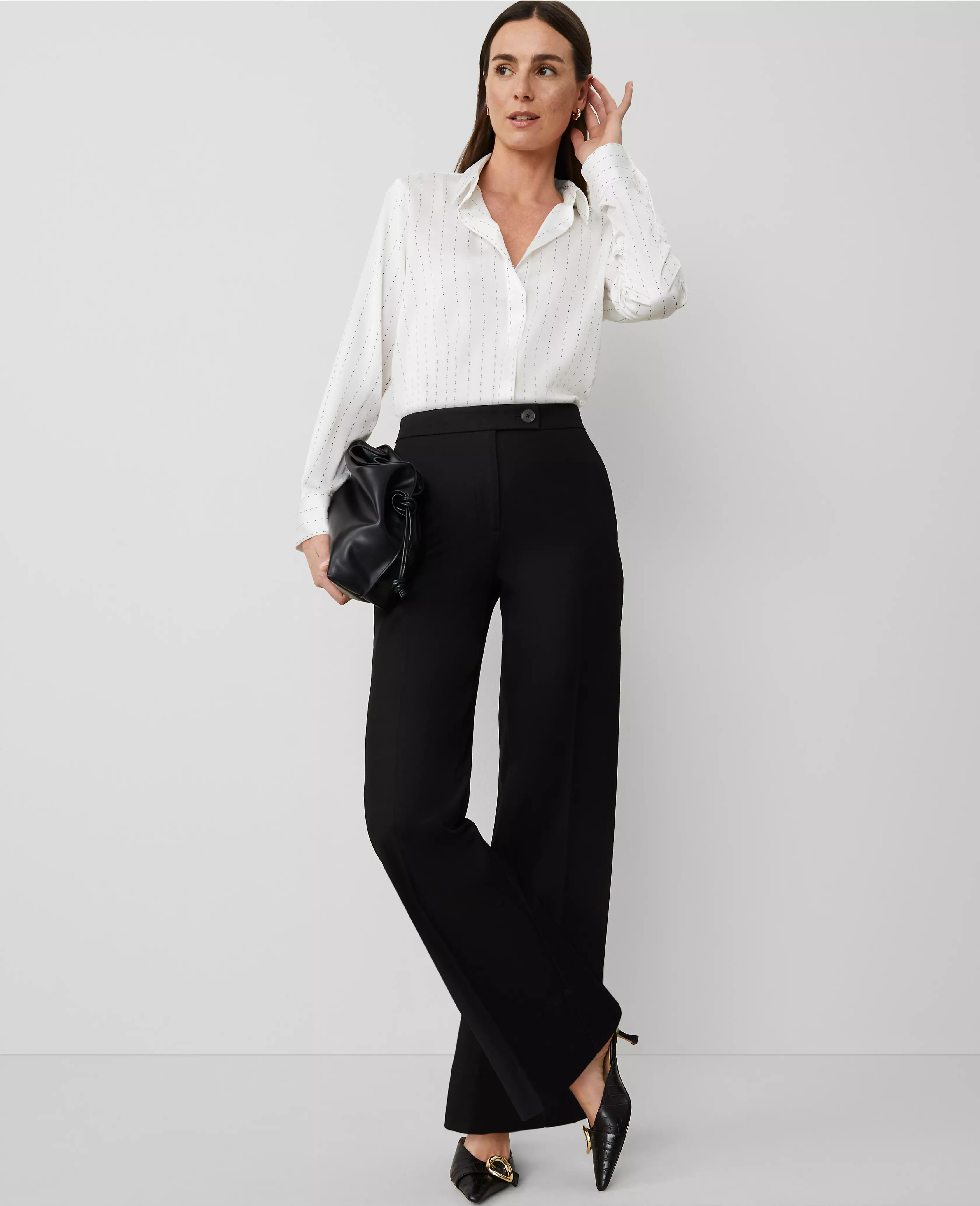 The Modern Wide-Leg Pant | Ann Taylor