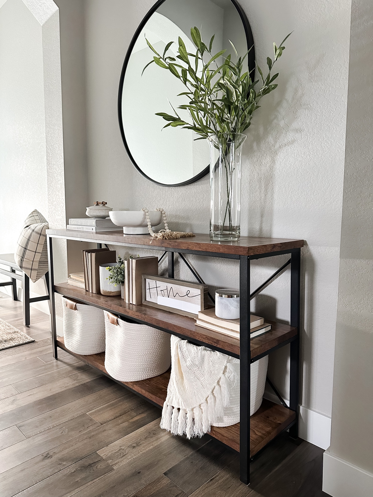 A still photo of my entryway table! Linking all sources. 

Home decor, entryway table, entryway decor, console table, entryway rug, entryway bench, living room

#LTKstyletip #LTKFind #LTKhome