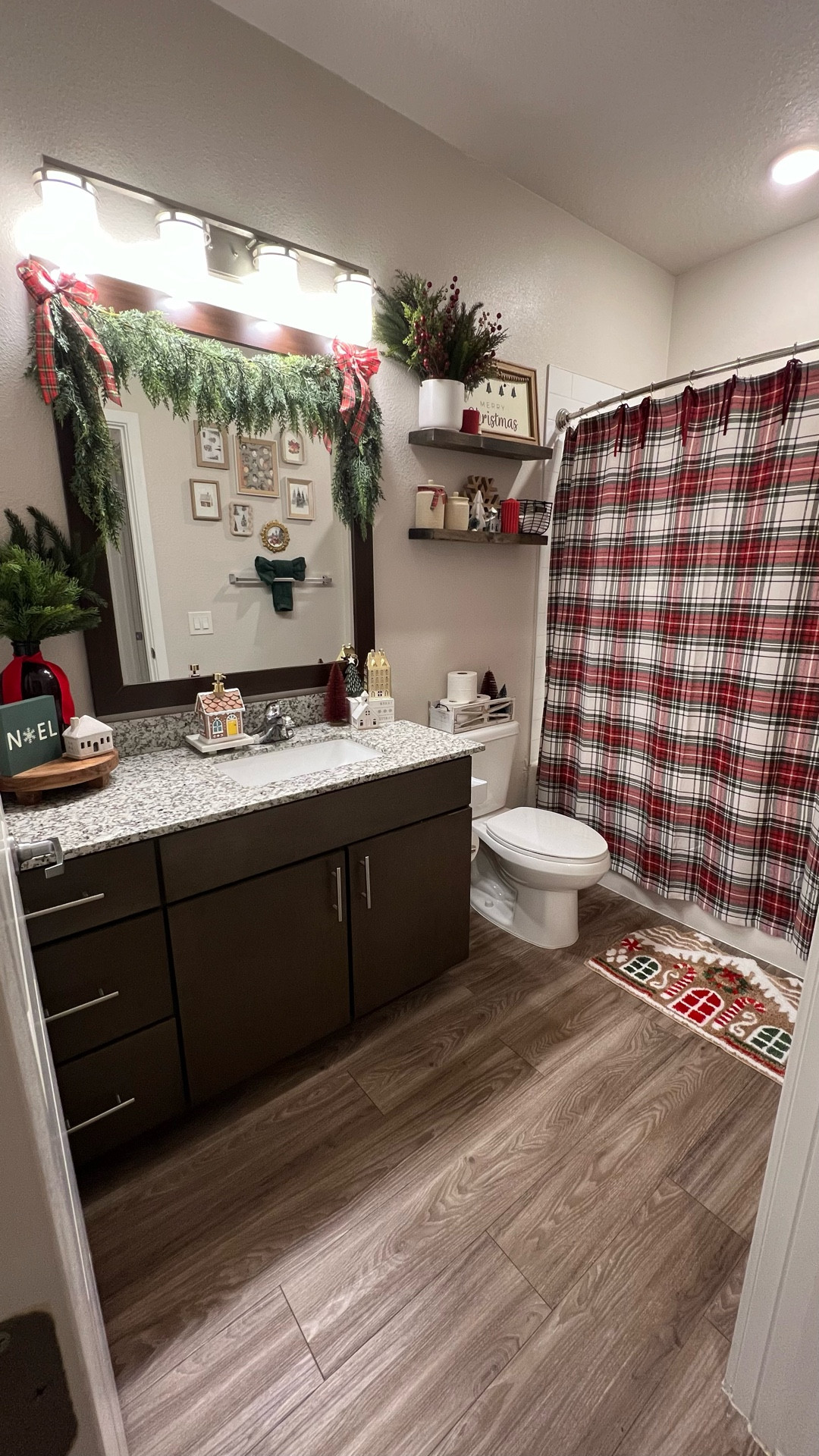 A touch of gingerbread is never a bad idea .. wait for it 😍

Keeping on theme with traditional colors BUT adding in the cutest rug and soap dispenser I found on Amazon was my best idea yet 🤭. Everything goes so nicely together 🎄❤️
.
.
.
#christmasbathroom #bathroomstyling #homedecorforchristmas #christmasbathroomdecor #christmasdecorations #oldchristmas #nostalgicchristmas #vintagechristmas #consoletablestyling #christmasishere #christmasinspo #christmasmagic #traditionalchristmas 

Search 🔍: Christmas old style, vintage Christmas decor, festive Christmas decor, green Christmas decor ideas, Red Christmas decor, cedar garland, bathroom decor inspiration for Christmas #hobbylobby #hobbylobbychristmas

#LTKHoliday #LTKSeasonal