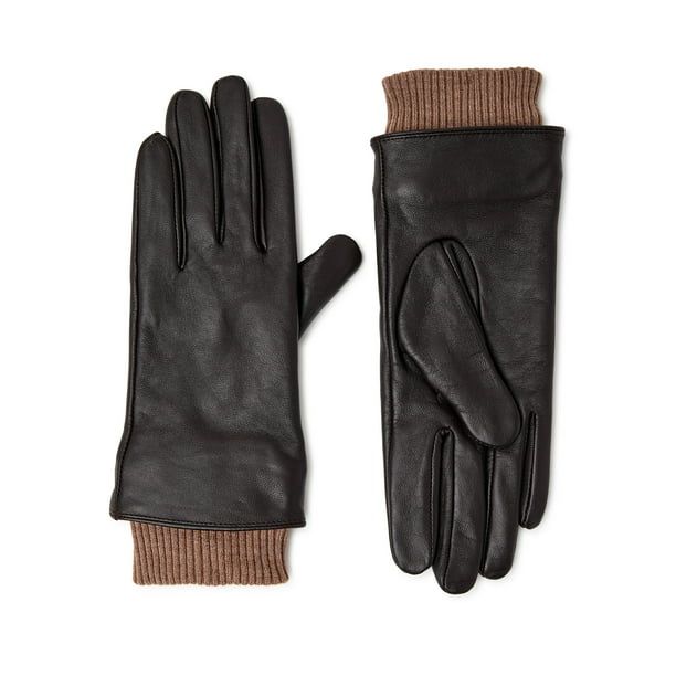 Time and Tru Women's Leather Gloves | Walmart (US)