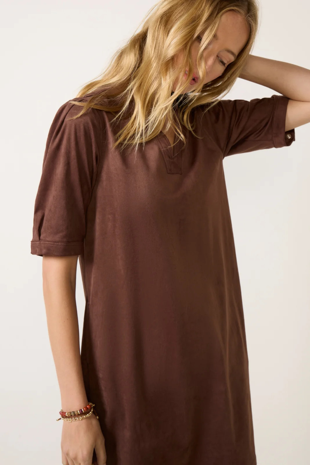 Roseli Faux Suede Mini Dress | Evereve