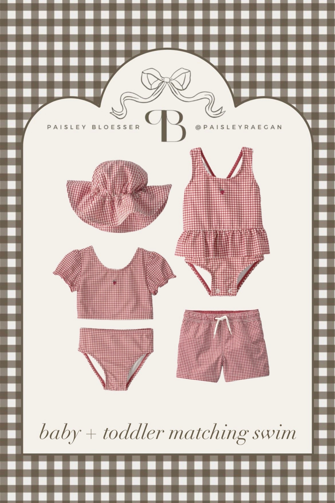 omg!! when i saw these online, i had to have them for my kiddos immediately!!! 

red gingham baby and toddler matching swim suits

matching swim, toddler swim, baby swim, kids swimsuits, gingham outfits, carters, little planet, baby fashion, summer swimsuits 


#LTKSeasonal #LTKKids #LTKBaby