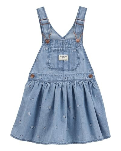 Oshkosh Girl World's Best Overalls, Periwinkle Ozone Wash, 4T | Amazon (US)