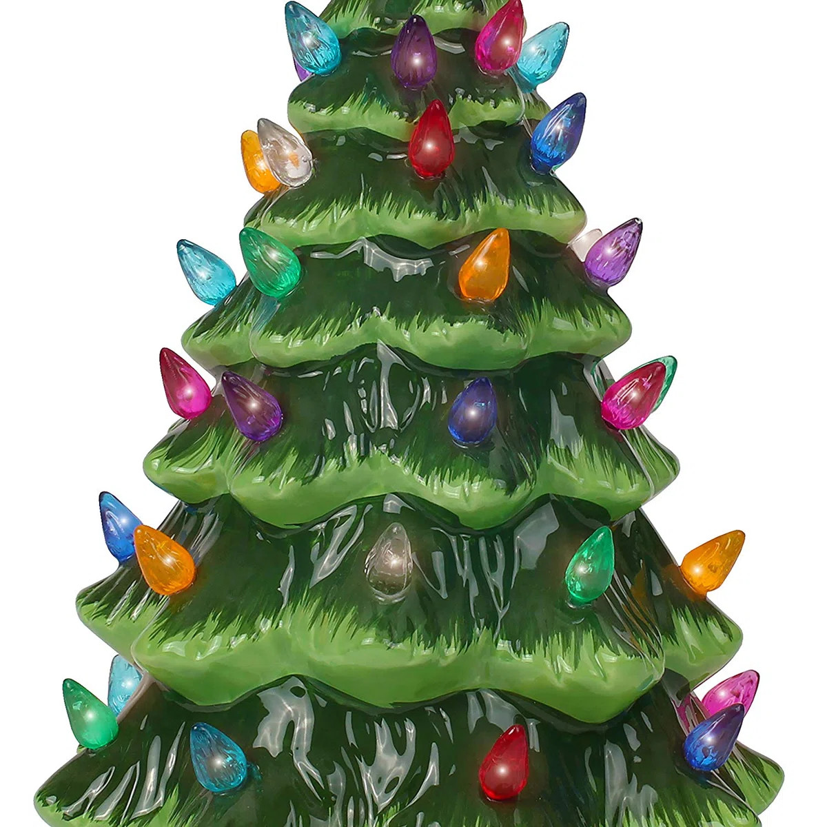 Ceramic Christmas Tree That Lights Up-Inspired Vintage Christmas Tree-Indoor Christmas Decoration... | Wayfair North America