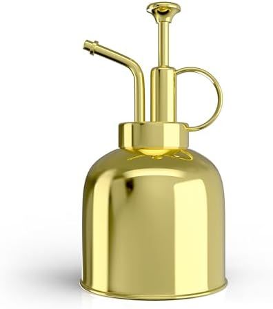 Watering Can Metal Plant Sprayer Mister Brass Gold Garden Tool Small for Flowers and Succulents 1... | Amazon (US)