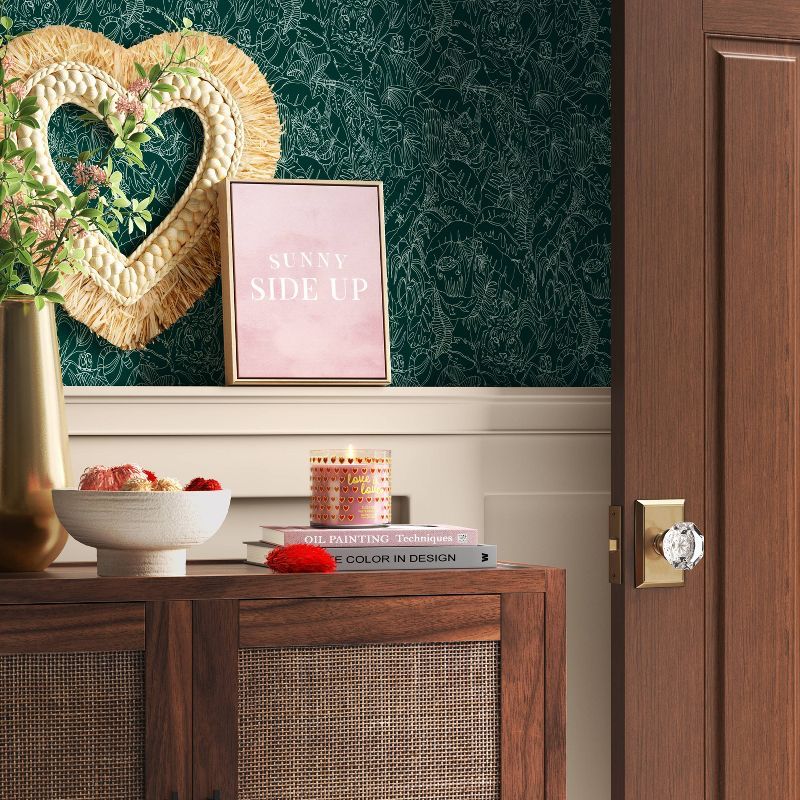 Embellished Raffia Heart Wreath Natural - Threshold™ | Target