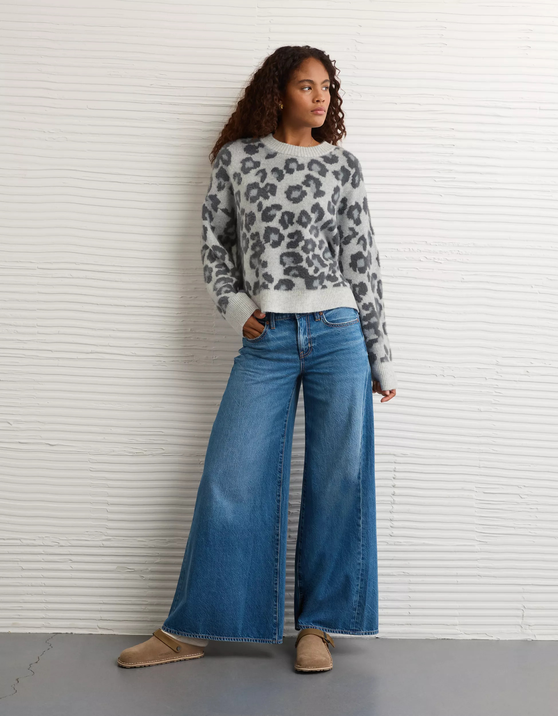 AE Whoa So Soft Classic Crew Neck Sweater | American Eagle Outfitters (US & CA)