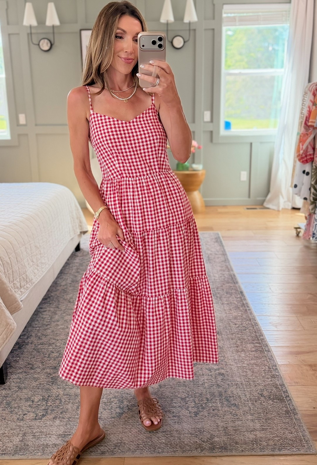 You can find me in red gingham all summer!   ❤️☀️

#LTKMothersDay #LTKootd #LTKBump