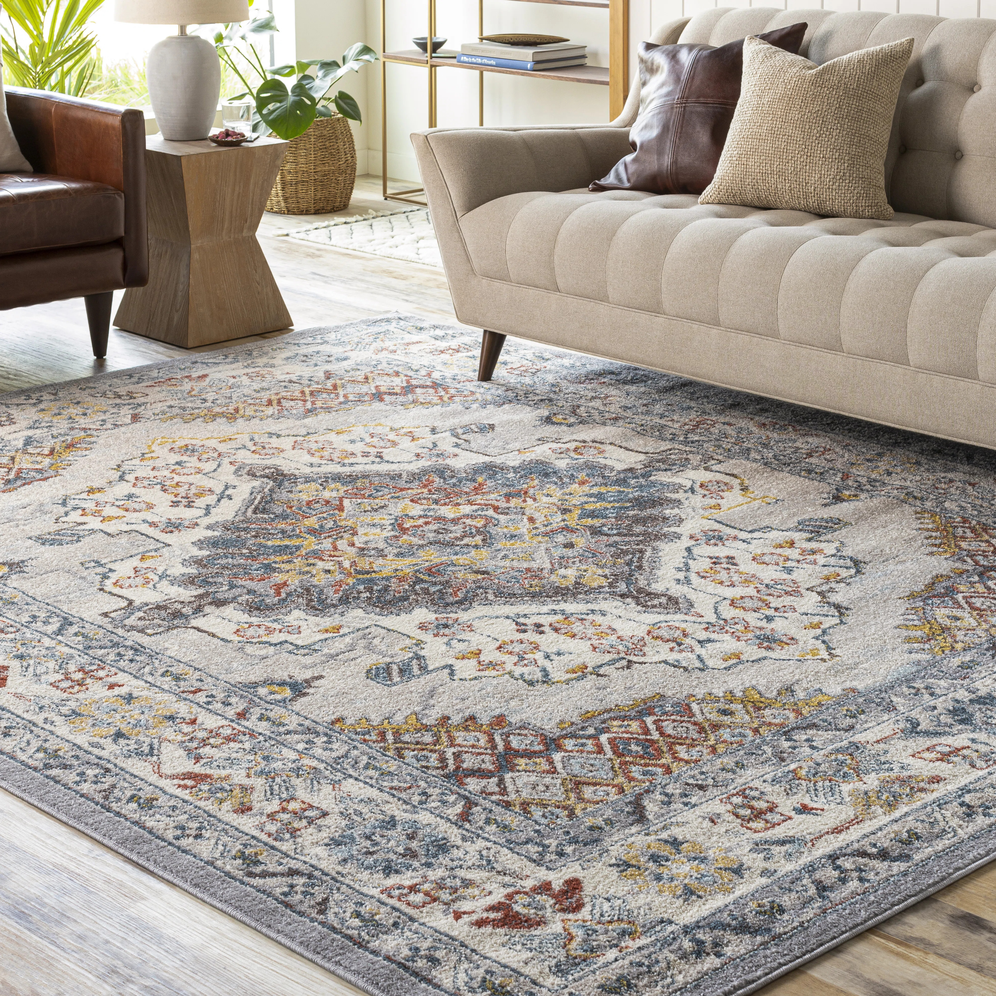 Ingrid Flatiron Oriental Gray Area Rug | Wayfair North America