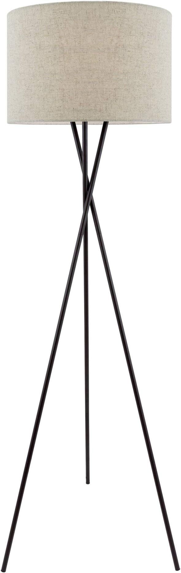 Kira Home Sadie 60" Modern Tripod LED Floor Lamp + 9W Bulb (Energy Efficient/Eco-Friendly), Honey... | Amazon (US)