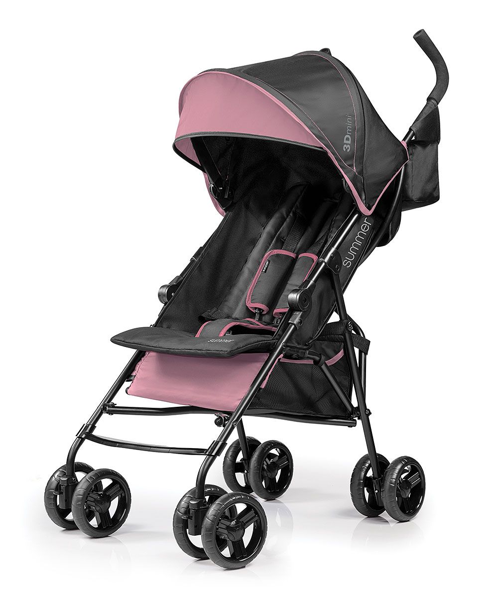 Summer Infant Strollers - Black & Pink 3Dmini Convenience Stroller | Zulily