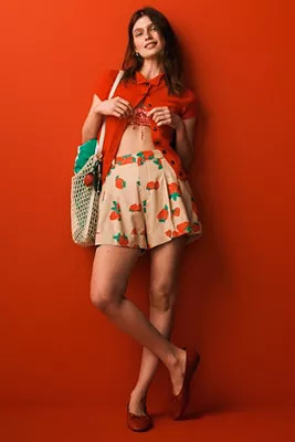 The Avery Pleated Trouser Shorts by Maeve: Cuffed Edition | Anthropologie (US)