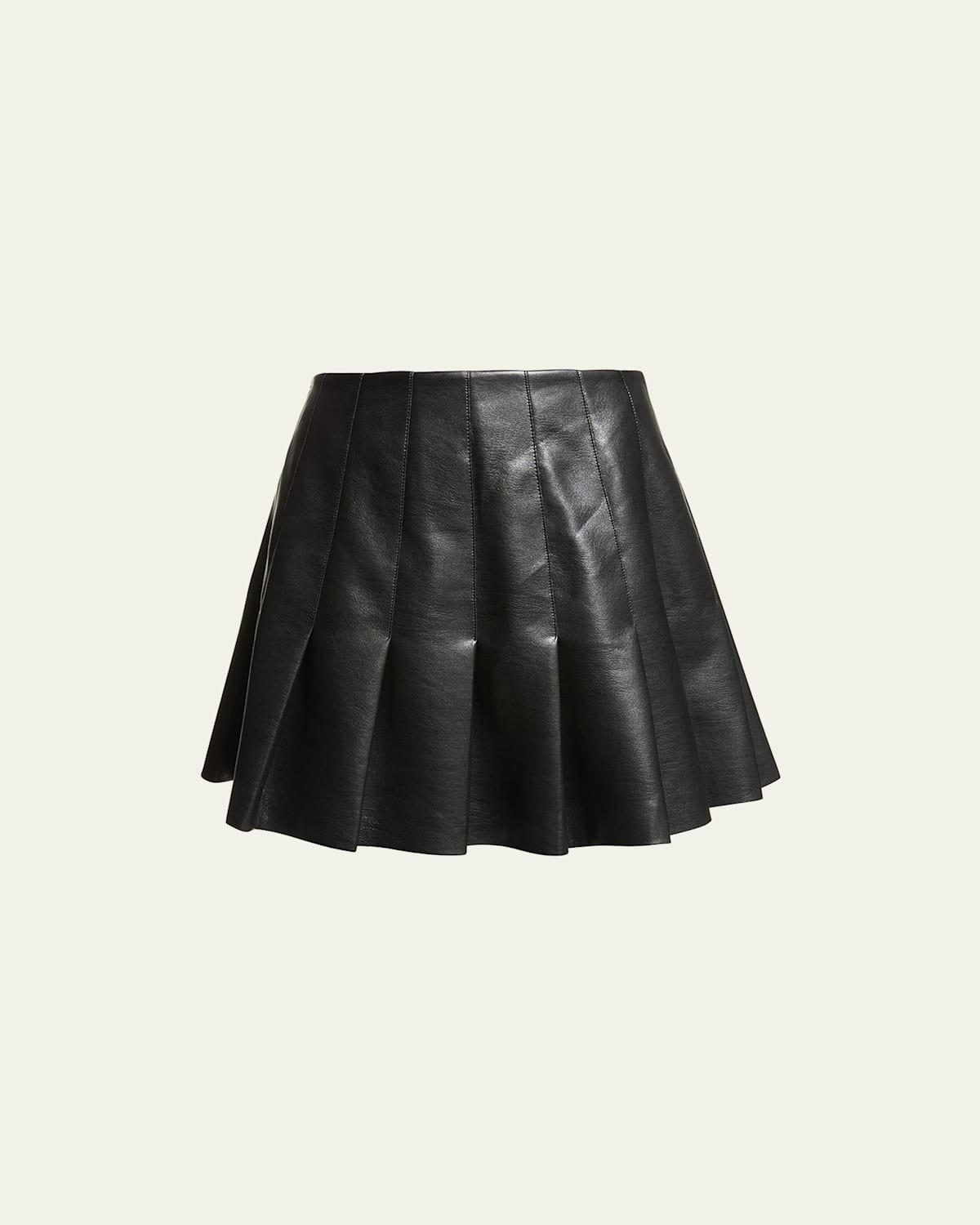 Carter Vegan Leather Pleated Mini Skirt | Bergdorf Goodman