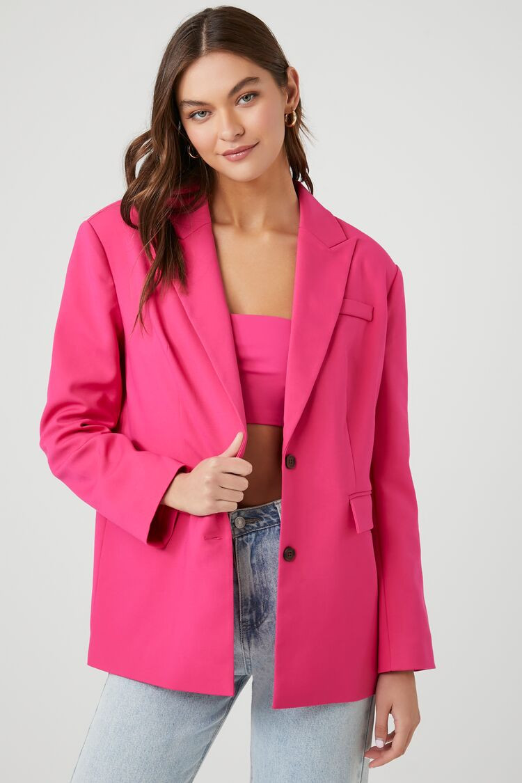 Peak Lapel Single-Breasted Blazer | Forever 21 (US)