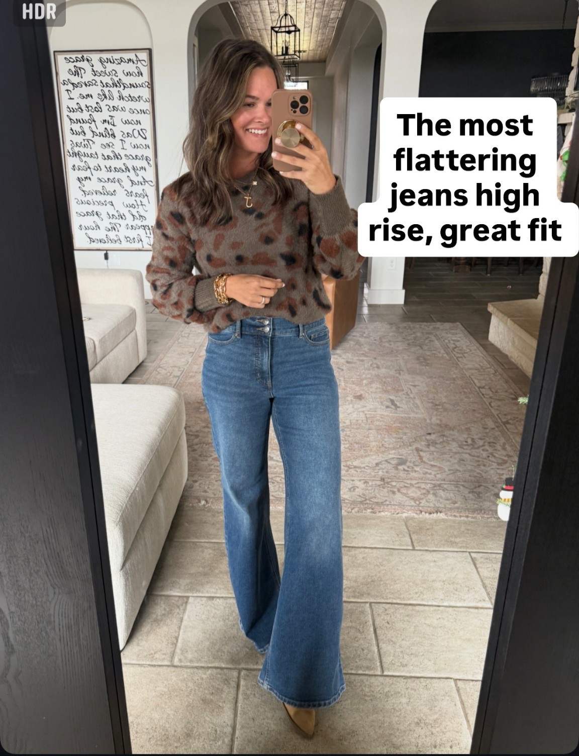 Love these flattering jeans from Walmart and this soft sweater seem so high end #winteroutfit #walmartfashion #sweater #jeans #cozyoutfit 

#LTKgrwm #LTKootd #LTKFindsUnder50