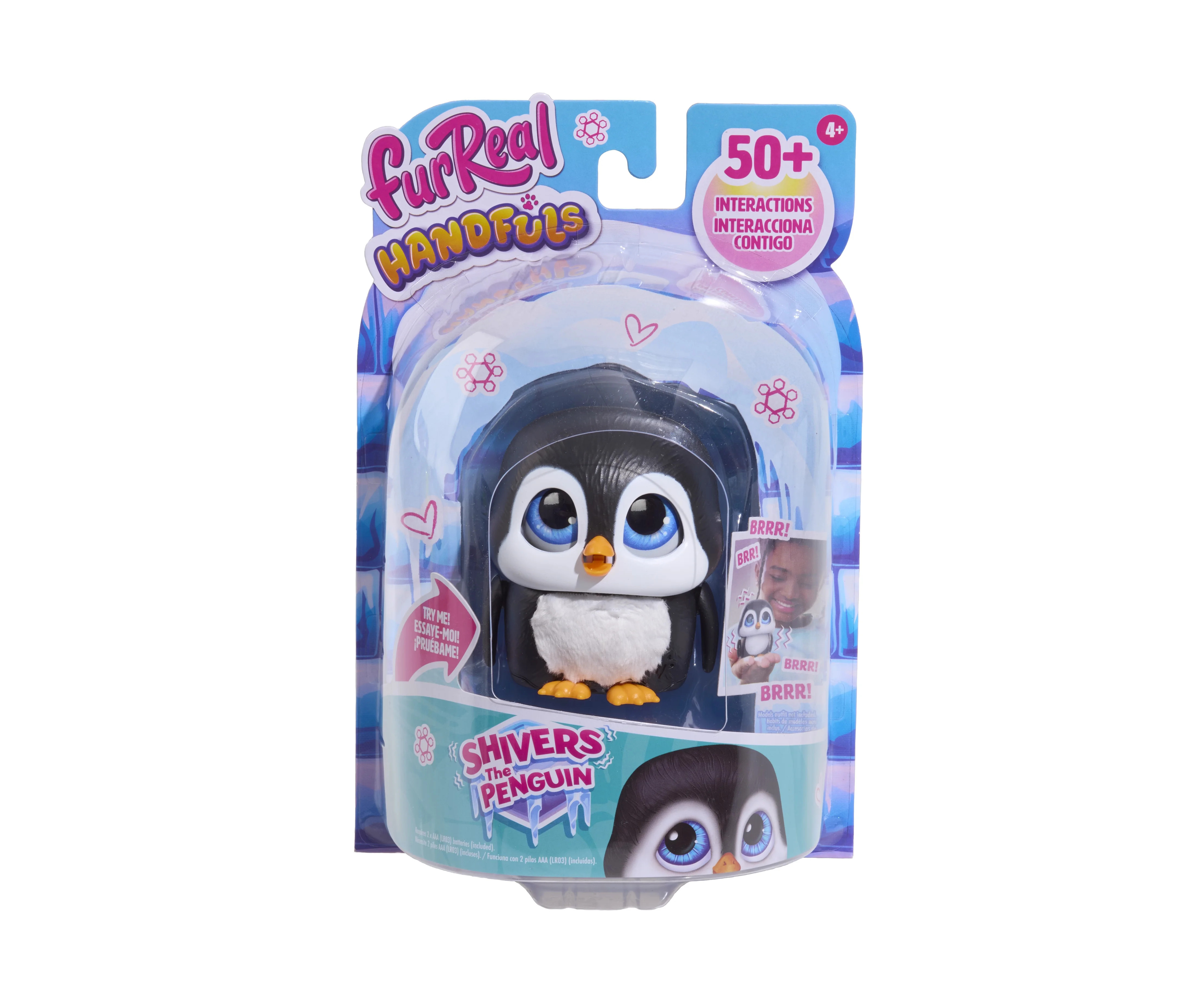 furReal Handfuls Shivers the Penguin, 3.5 inch Interactive toy, 50 Interactions, Kids Ages 4 Up | Walmart (US)