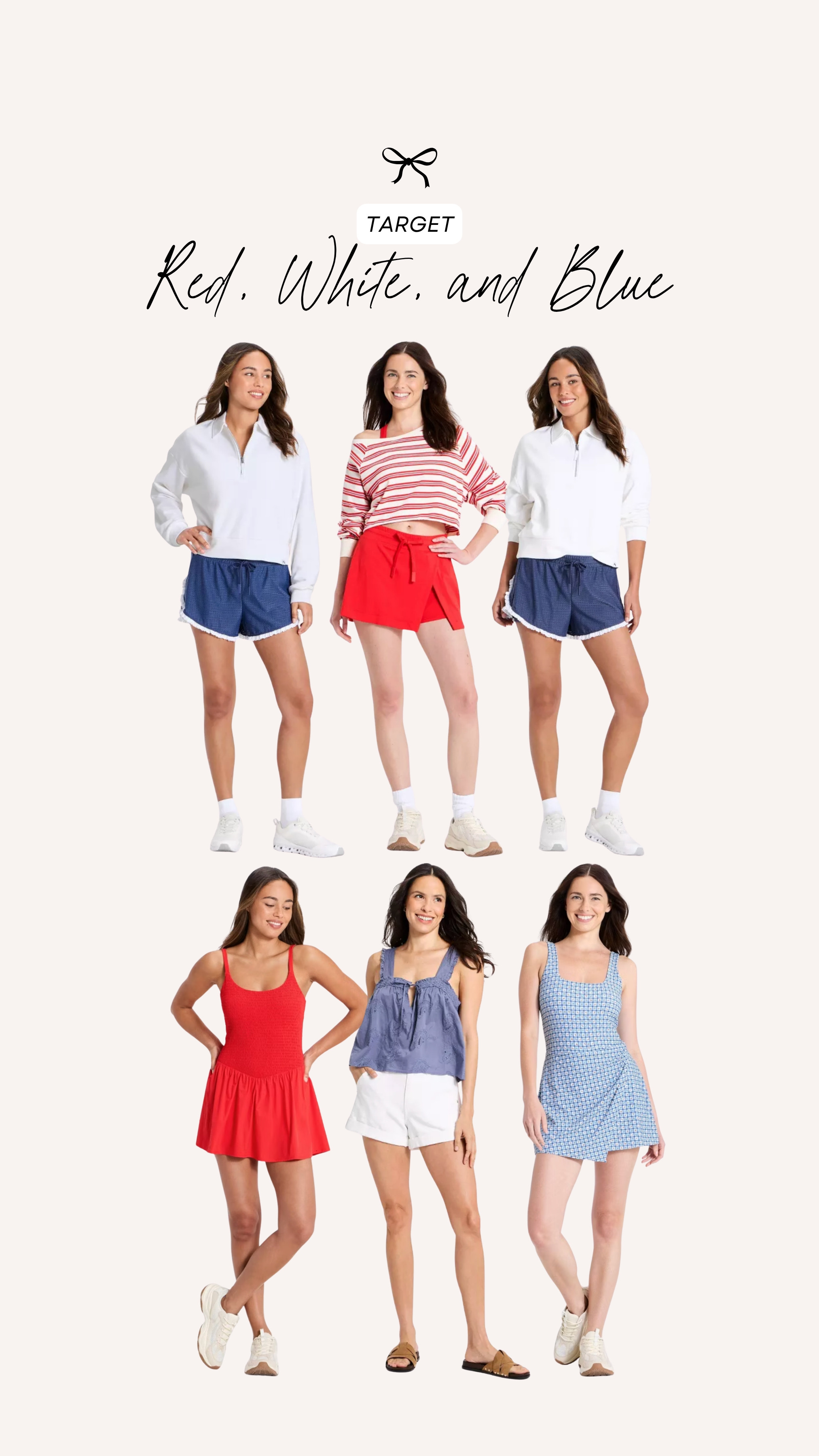 Affordable red, white and blue outfits from Target for 4th of July!

Summer style, 4th of july outfits, target fashion, target oufits, mom outfits  

 #LTKootd
