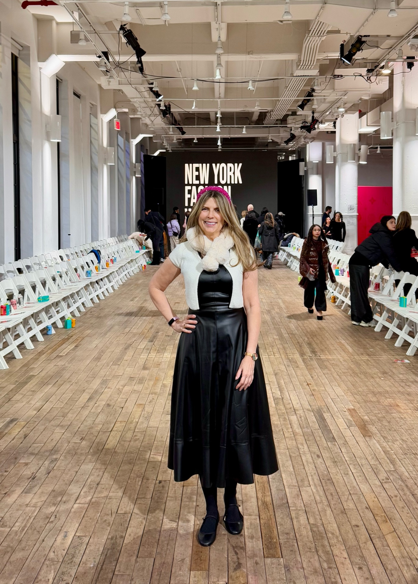 #NYFW #Classic Vibes #veganleather #maxidress #cropsweater 

#LTKSeasonal #LTKStyleTip #LTKU