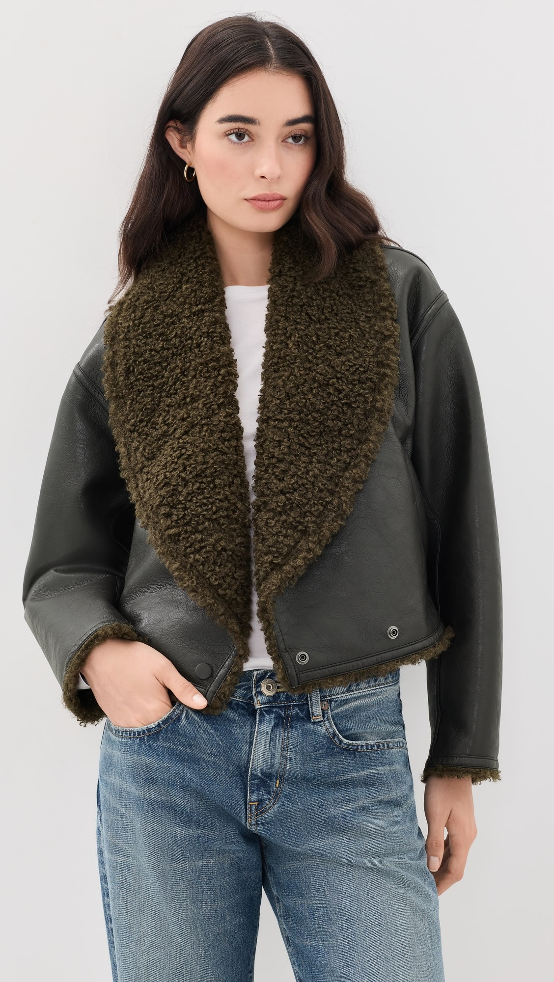 A.L.C. Stella Faux Leather Jacket | Shopbop | Shopbop