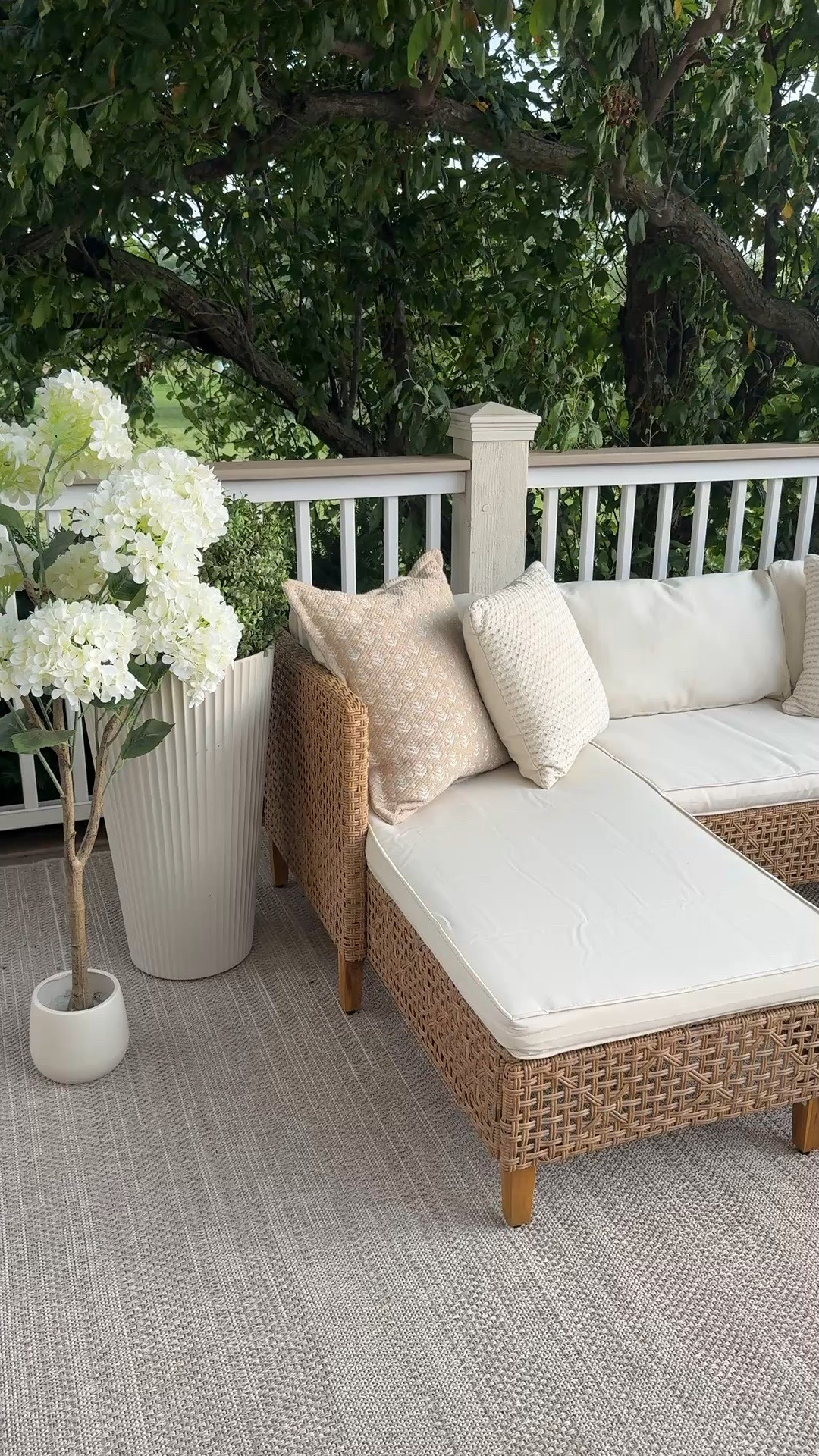 #ad I love this smaller outdoor sectional available at @Wayfair ! Such a beautiful set. Perfect for a smaller patio or deck! #wishyouwerehere #outdoor #wayfair #wayfairpartner

#LTKHome #LTKSaleAlert