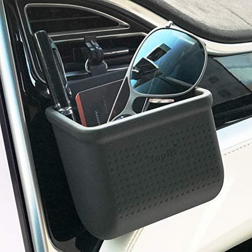 Car Air Vent Storage Bag Organizer Pocket Sunglass Holder Car Mount Phone Holder Coin Key Card Ca... | Amazon (US)