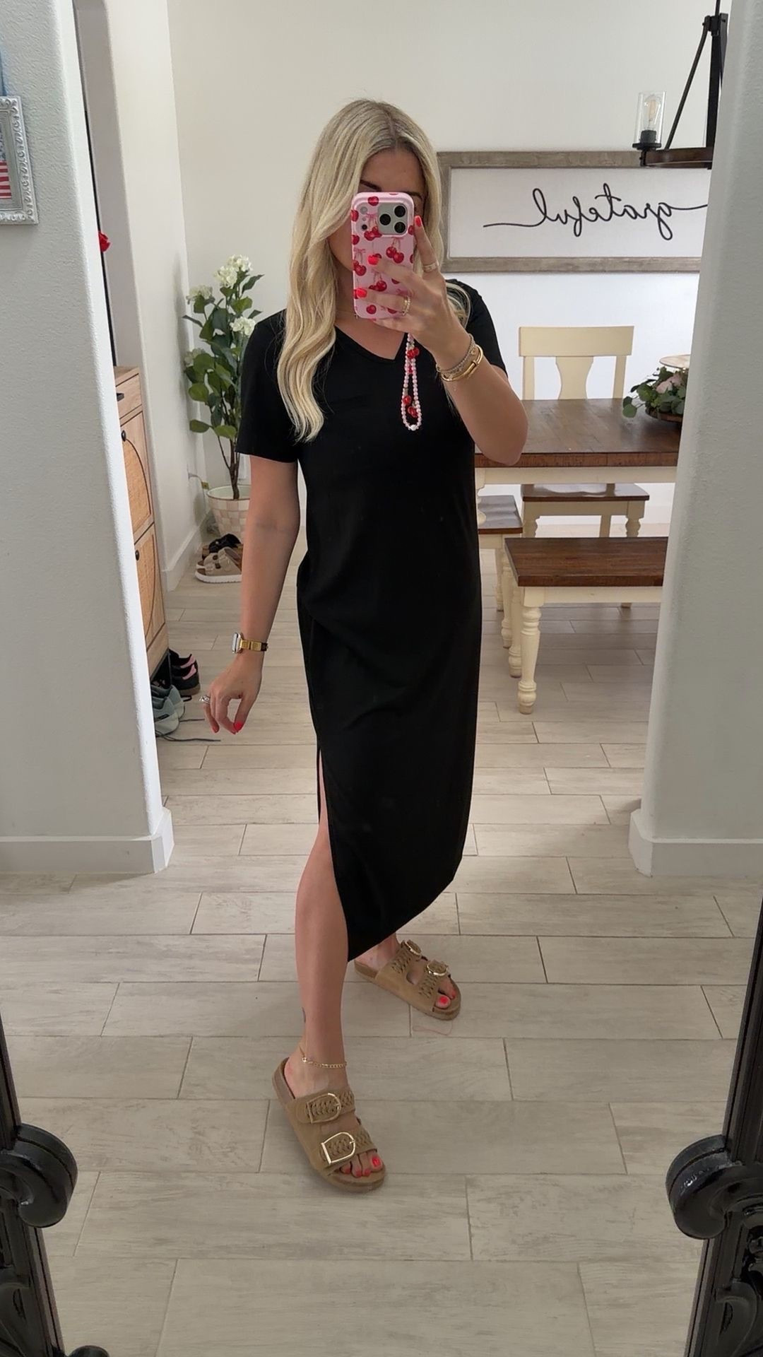 Summer outfit
Tshirt dress small
Sandals tts

#LTKSaleAlert #LTKootd
