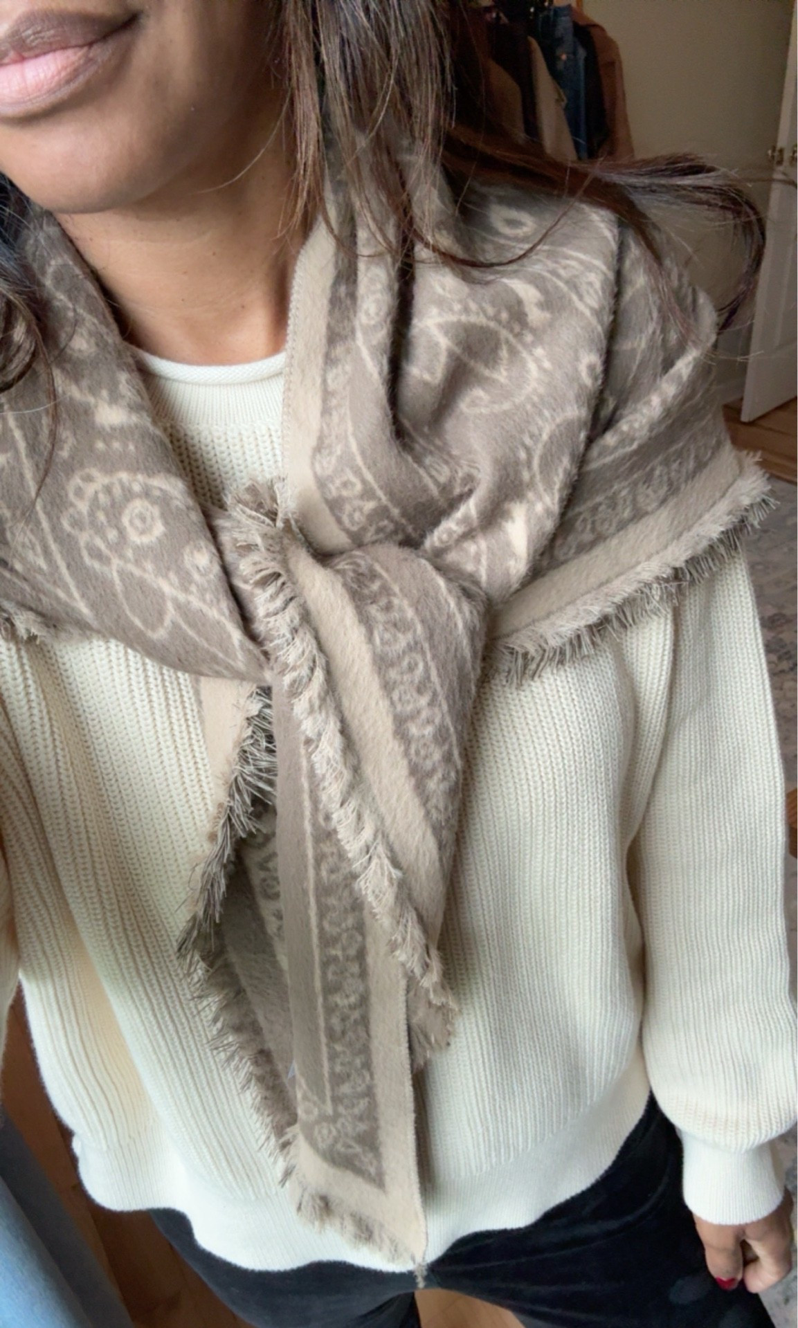 Wearing a small in the sweater

#LTKootd #LTKgrwm #LTKOver40